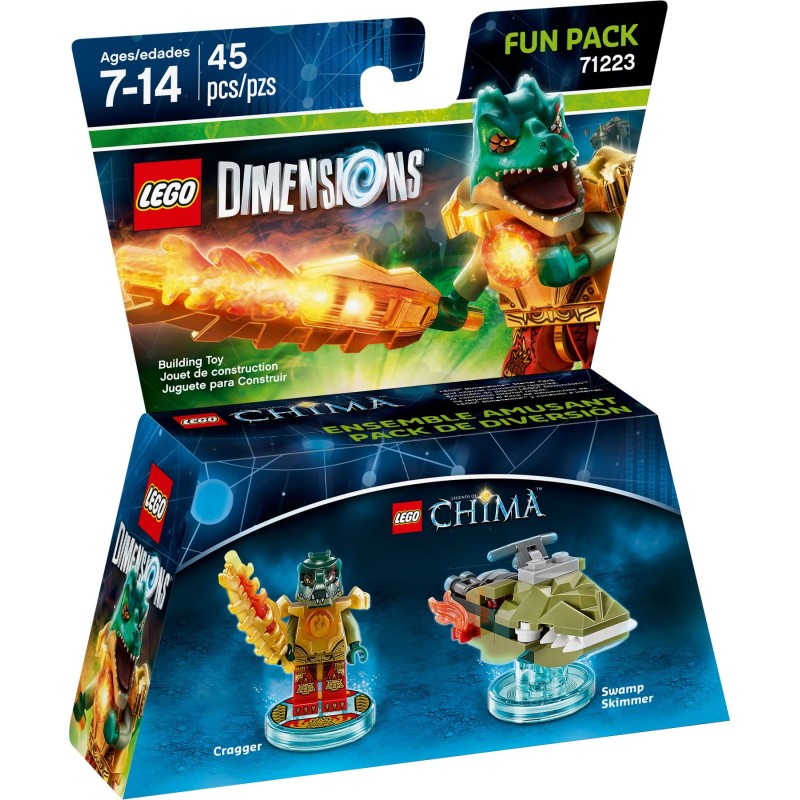 LEGO DIMENSIONS 71223 Fun Pack Cragger THE LEGENDS OF CHIMA