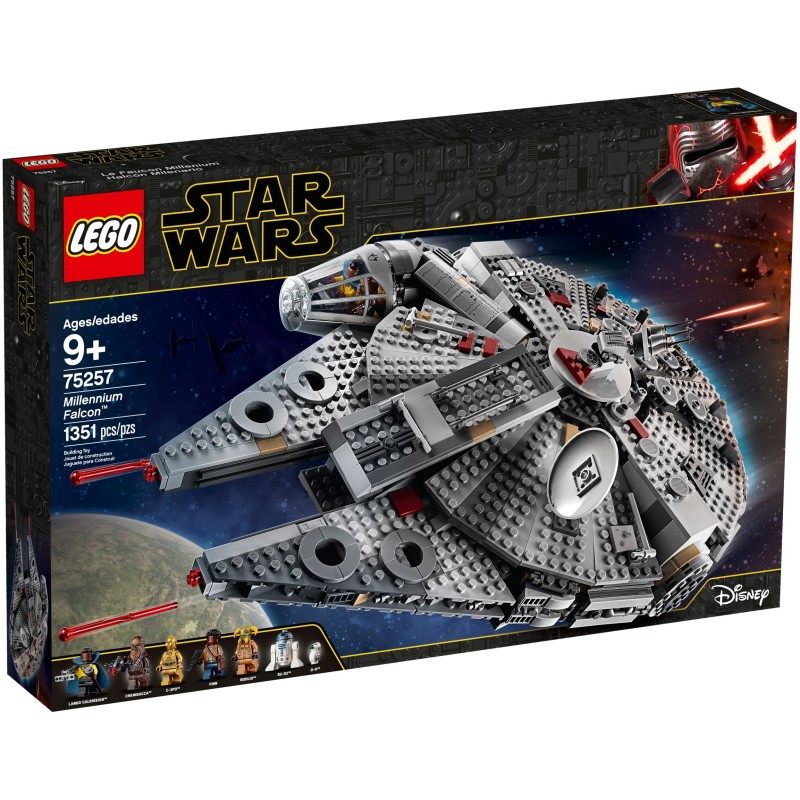 LEGO 75257 STAR WARS MILLENNIUM FALCON - OTT 2019 scat. leg. rovinata