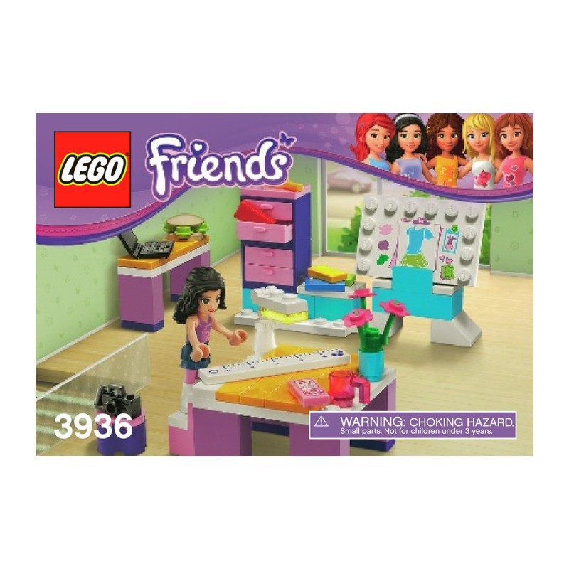 LEGO 3936 FRIENDS LO STUDIO DI DESIGN DI EMMA