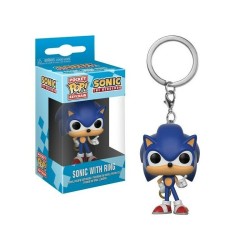 Funko Pocket POP! Keychain - Sonic with Ring Vinyl Figure 4cm - FK20289