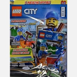 LEGO CITY RIVISTA MAGAZINE NR 6 IN ITALIANO + POLYBAG MINIFIGURE NUOVO SIGILLATO