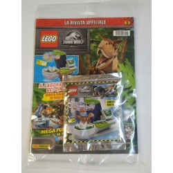 LEGO JURASSIC WORLD RIVISTA MAGAZINE NR 8 IN ITALIANO + POLYBAG SIGILLATO