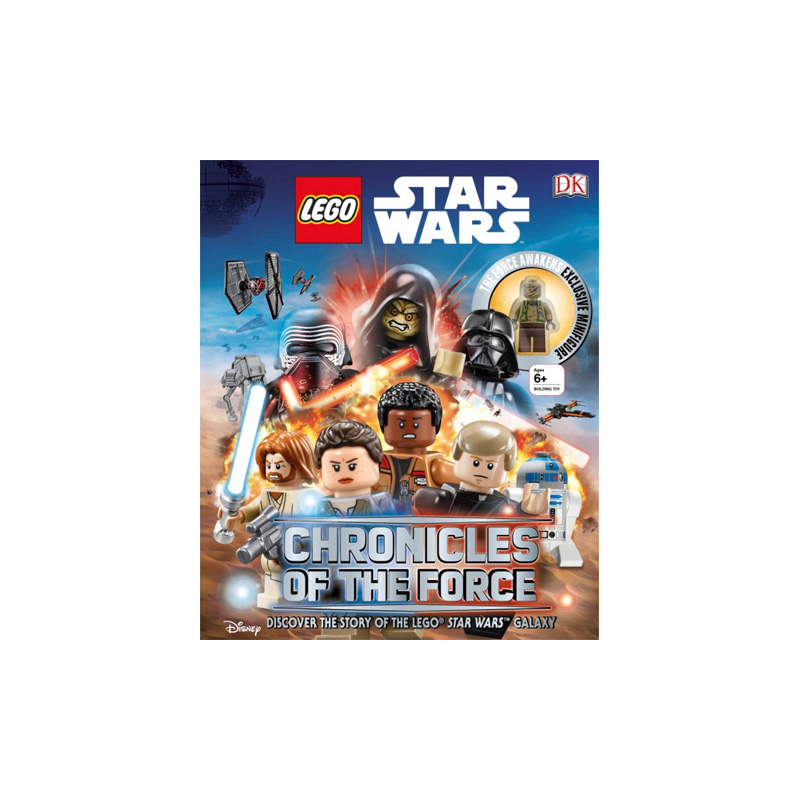 LEGO LIBRO STAR WARS CHRONICLES OF THE FORCE DK CON MINIFIGURE ESCLUSIVA