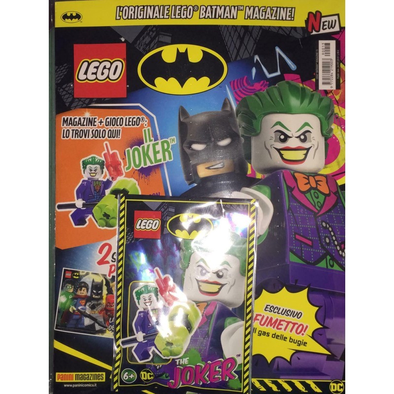 LEGO BATMAN MOVIE RIVISTA MAGAZINE 13 IN ITALIANO + POLYBAG THE JOKER SIGILLATO