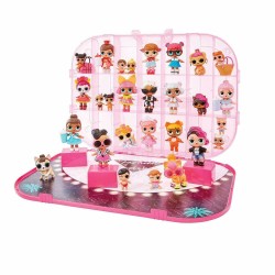 LOL SURPRISE FASHION SHOW ON-THE-GO 4 IN 1 CON BAMBOLA PETS ACCESSORI ROSA SCURO