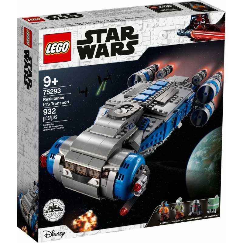 LEO 75293 STAR WARS Nave da trasporto I-TS della Resistenza ESCLUSIVO AGO 2020