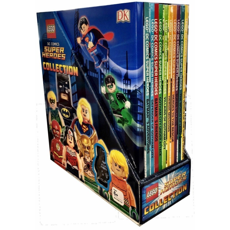 LEGO LIBRO DC COMICS SUPER HEROES COLLECTION 10 LIBRI