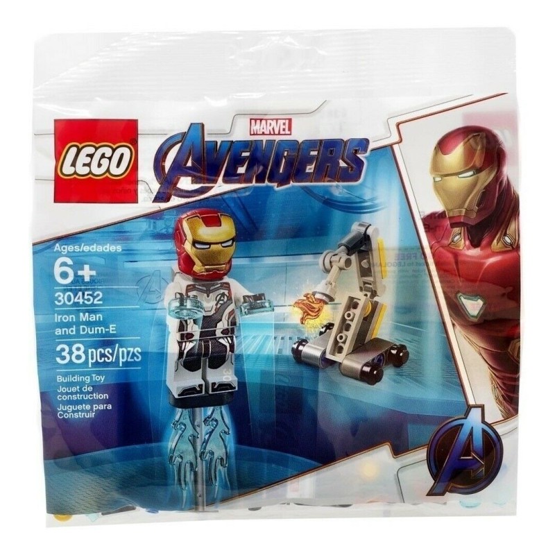 LEGO 30452 MARVEL AVENGERS IRON MAN AND DUM-E POLYBAG ESCLUSIVO