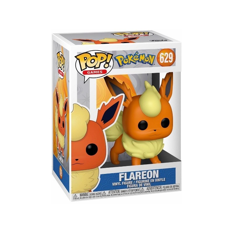 FUNKO POP GAMES 629 FLAREON - POKEMON 10 CM VINYL FIGURE