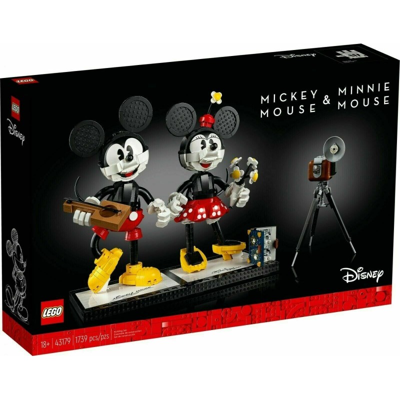 LEGO 43179 PERSONAGGI COSTRUIBILI DI TOPOLINO E MINNIE DISNEY