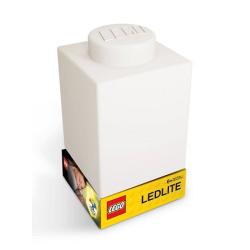 LEGO LAMPADA BIANCO SILICONE BRICK NIGHT LIGHT WHITE LED LITE