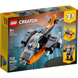 LEGO CREATOR - CREATOR EXPERT 31111 CYBER-DRONE GENNAIO 2021