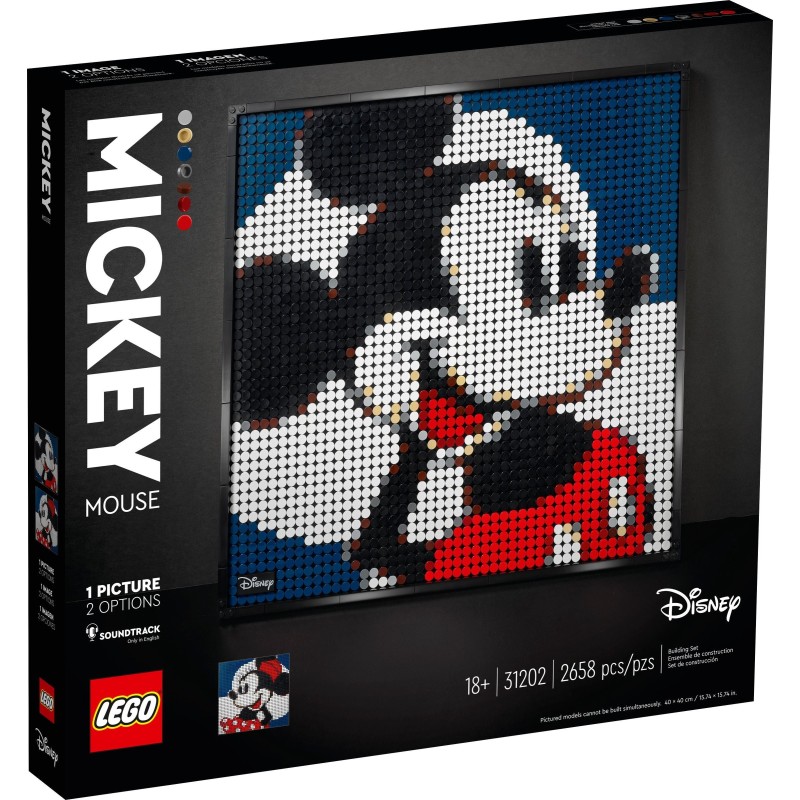 LEGO ART 31202 DISNEY'S MICKEY MOUSE GENNAIO 2021