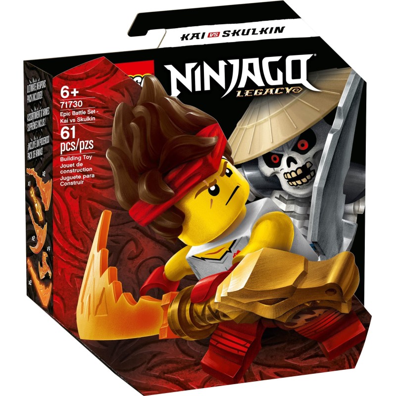 LEGO NINJAGO 71730 BATTAGLIA EPICA - KAI VS SKULKIN GENNAIO 2021