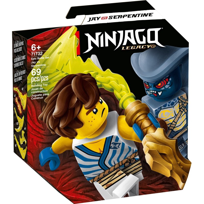 LEGO NINJAGO 71732 BATTAGLIA EPICA - JAY VS SERPENTINO GENNAIO 2021
