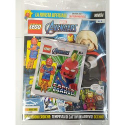LEGO AVENGERS MAGAZINE 3 + POLIBAG CAPTAIN MARVEL ESCLUSIVA