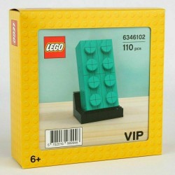 LEGO MATTONCINO 2X4 TEAL BRICK - SET ESCLUSIVO
