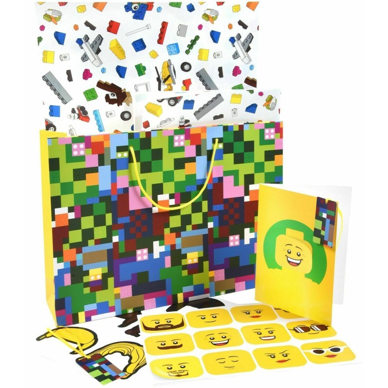 LEGO GIFTING SET Borsa Regalo VIP: borsa - etichette - carta da regalo - adesivi