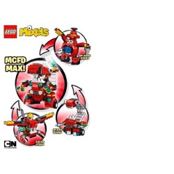 LEGO MIXELS SERIE 8 SET CON 3 BUSTINE 41563-41564-41565