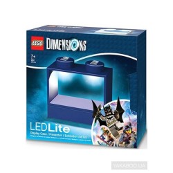 LEGO ESPOSITORE ILLUMINATO GADGET MINIFIGURES BATMAN Blu
