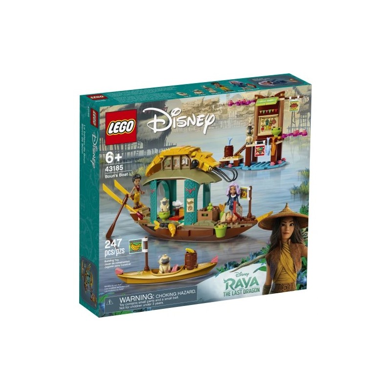 LEGO 43185 DISNEY PRINCESS LA BARCA DI RAYA MARZO 2021