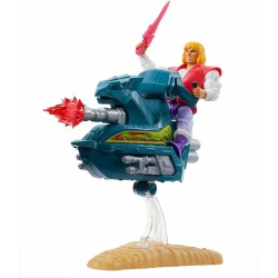 MASTERS OF THE UNIVERSE ORIGINS ACTION FIGURE PRINCE ADAM WITH SKY SLED 14 CM