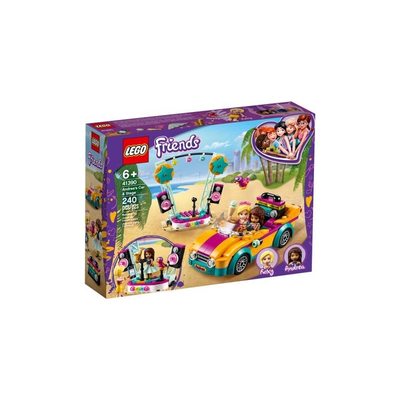 LEGO FRIENDS 41390 L'auto e il palco di Andrea 2020