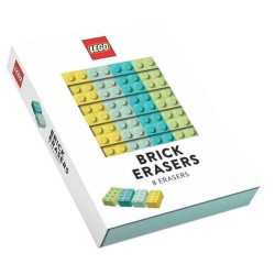 LEGO BRICK ERASERS - SET GOMME MATTONCINI DA 8 PEZZI