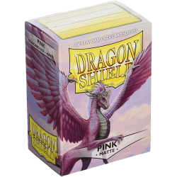 AT-11012 DRAGON SHIELD 100 BUSTINE STANDARD - MATTE PINK