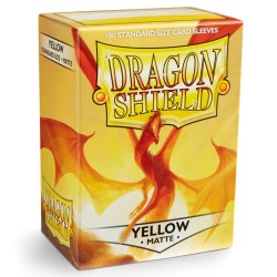 Dragon Shield Standard Sleeves - Matte Yellow (100 BUSTINE) 63X88MM - 11014