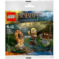 LEGO 30215 POLYBAG LEGOLAS VERDEFOGLIA + BLURAY HOBBIT LA DESOLAZIONE DI SMAUG