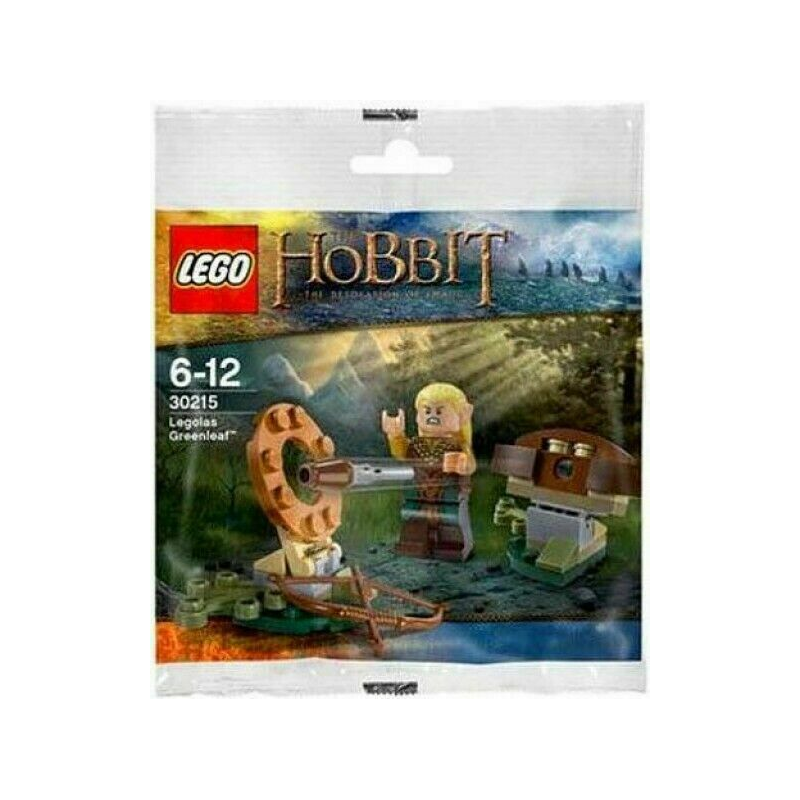 LEGO 30215 POLYBAG LEGOLAS VERDEFOGLIA + BLURAY HOBBIT LA DESOLAZIONE DI SMAUG