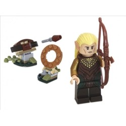 LEGO 30215 POLYBAG LEGOLAS VERDEFOGLIA + BLURAY HOBBIT LA DESOLAZIONE DI SMAUG