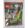 LEGO JURASSIC WORLD RIVISTA MAGAZINE NR 12 IN ITALIANO + POLYBAG ESCLUSIVA