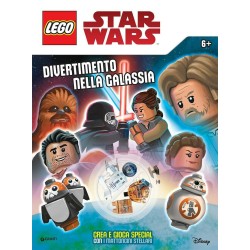 LIBRO LEGO STAR WARS DIVERTIMENTO NELLA GALASSIA CON MINIFIGURE C-3PO E R2-D2