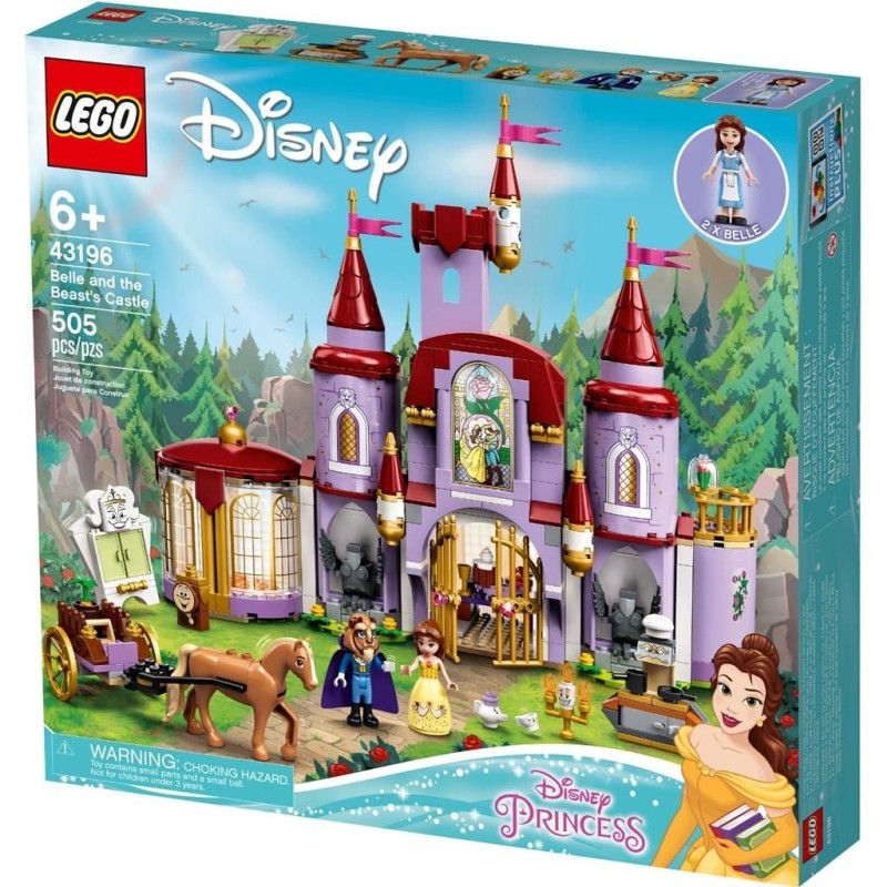 LEGO 43196 DISNEY PRINCESS IL CASTELLO DI BELLE E DELLA BESTIA GIUGNO 2021