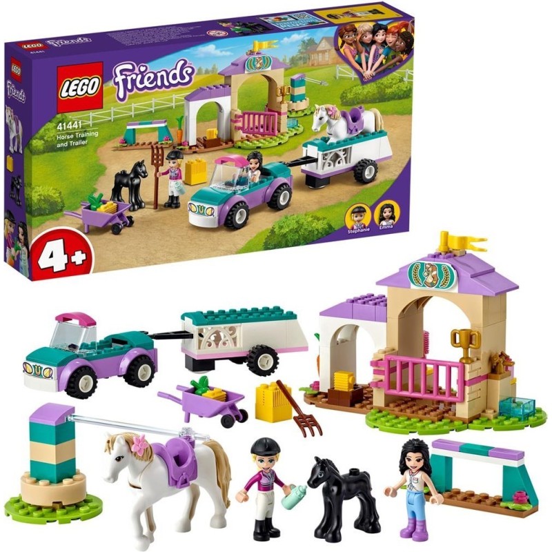 LEGO 41441 FRIENDS ADDESTRAMENTO EQUESTRE E RIMORCHIO GIUGNO 2021