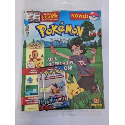 POKEMON MAGAZINE 1 RIVISTA con 6 CARTE DEL GCC SPADA E SCUDO STILE DI LOTTA