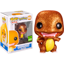 FUNKO POP GAMES 455 CHARMANDER GLITTER POKEMON LIMITED EDITION - 2021 SPRING