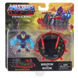 MASTERS OF THE UNIVERSE ETERNIA MINI VEHICLES AND CREATURES - SKELETOR AND ROTON