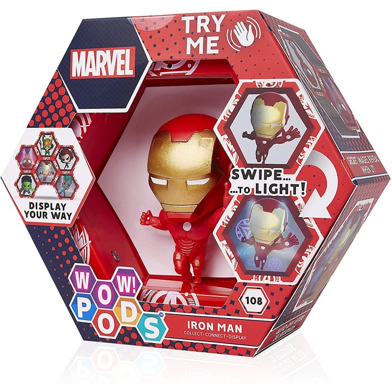 WOW! DC COMICS POD IRON MAN SERIE SWIPE TO LIGHT