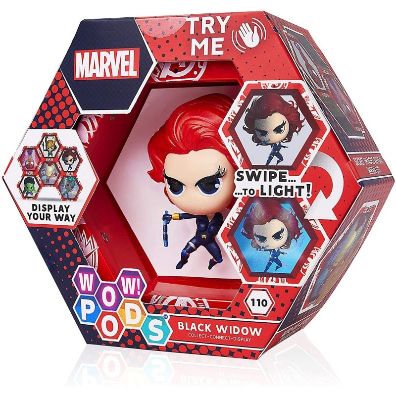 WOW! DC COMICS POD BLACK WIDOW SERIE SWIPE TO LIGHT