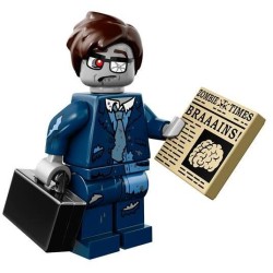 LEGO MINIFIGURES SERIE 14 UOMO D'AFFARI ZOMBIE  - Zombie Businessman 71010 - 13