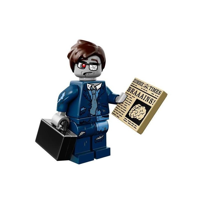 LEGO MINIFIGURES SERIE 14 UOMO D'AFFARI ZOMBIE  - Zombie Businessman 71010 - 13