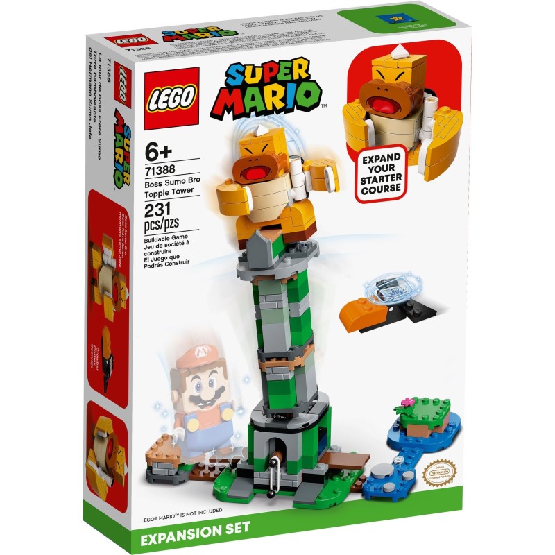 LEGO 71388 SUPER MARIO TORRE DEL BOSS SUMO BROS - PACK ESP AGOSTO 2021