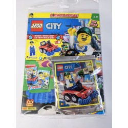 LEGO CITY RIVISTA MAGAZINE NR 21 IN ITALIANO + POLYBAG MINIFIGURE ESCLUSIVA