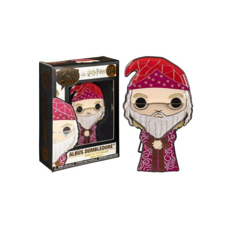 FUNKO POP PIN HARRY POTTER 04 ALBUS DUMBLEDORE SILENTE 10 CM SPILLA SMALTATA