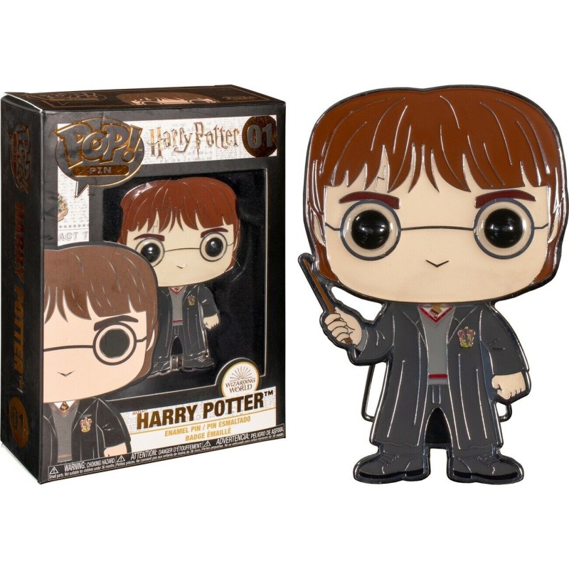 FUNKO POP PIN HARRY POTTER 01 HARRY POTTER - 10 CM SPILLA SMALTATA