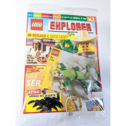 LEGO EXPLORER MAGAZINE 3 CON POLYBAG 11953 ESCLUSIVA GECO LUCERTOLA
