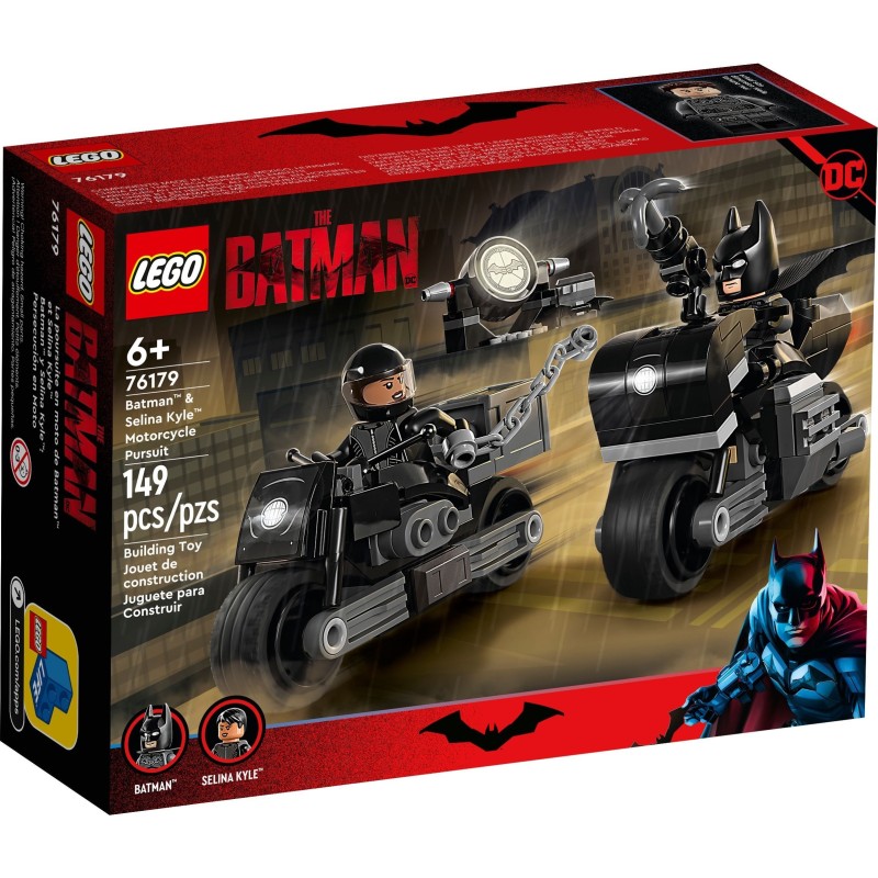 LEGO 76179 INSEGUIMENTO SULLA MOTO DI BATMAN E SELINA KYLE DC COMICS GEN 2022